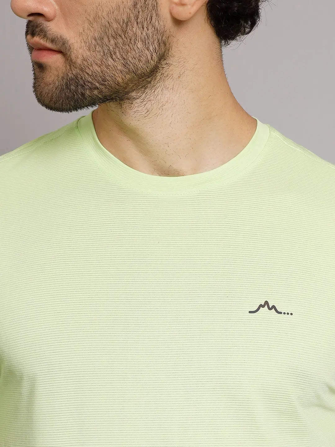 Lime Men's Ultralight Athletic T Shirt Front Upper - Reccy