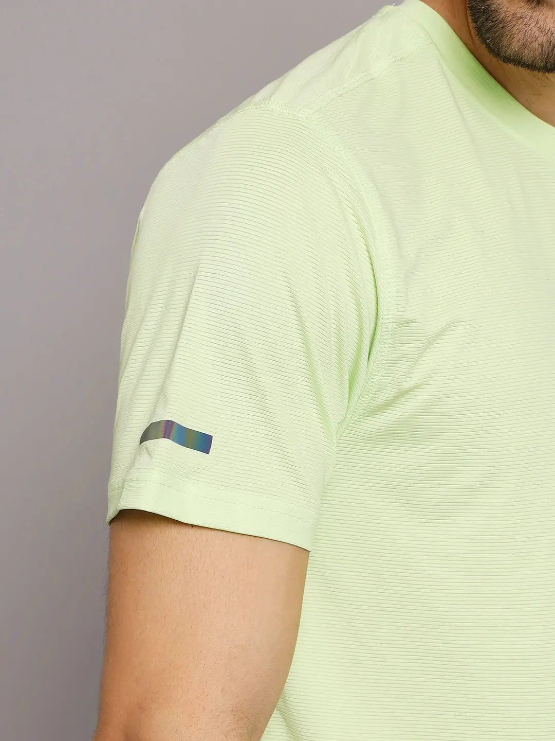 Lime Men's Ultralight Athletic T Shirt Right Sleeve - Reccy