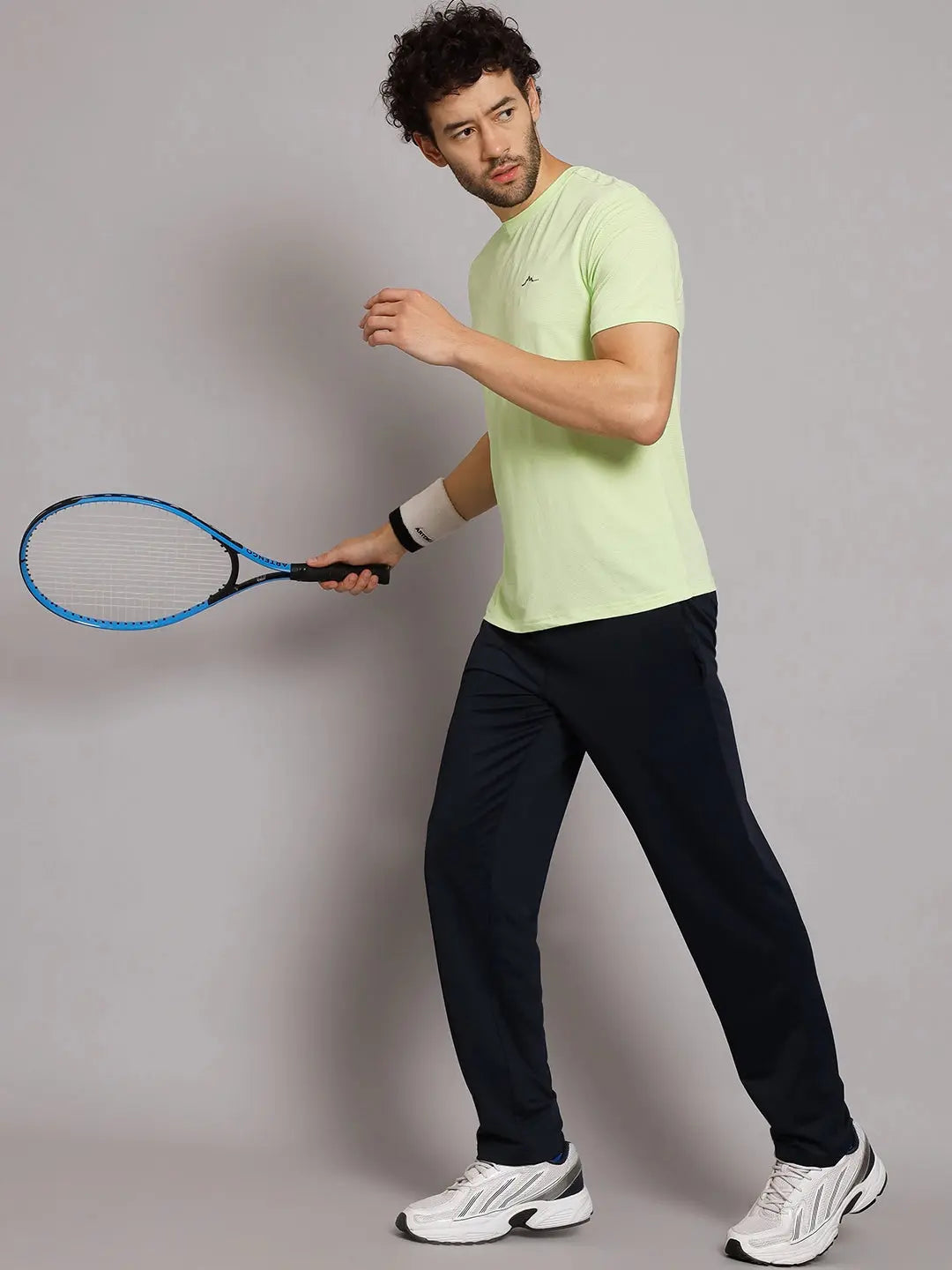 Lime Men's Ultralight Athletic T Shirt Left Side - Reccy